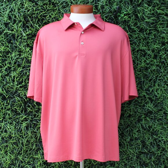 Men's Peter Millar Summer Comfort Polo Shirt Golf Polo Shirt Men's Size 2X - Picture 1 of 7